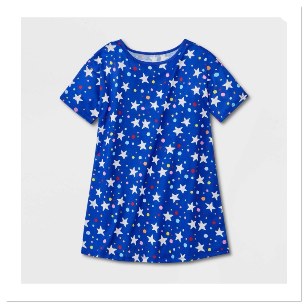 Girls Short Sleeve Night Gown Cat & Jack
